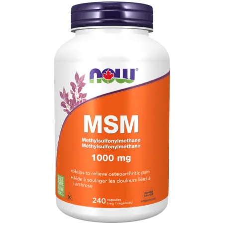 NOW Foods MSM 1000 mg, 240 Capsules | 每天不同折扣, 全网最低价格 | 种类齐全的保健品店铺 VITASHOP, 只有你想不到, 没有你买不到 !