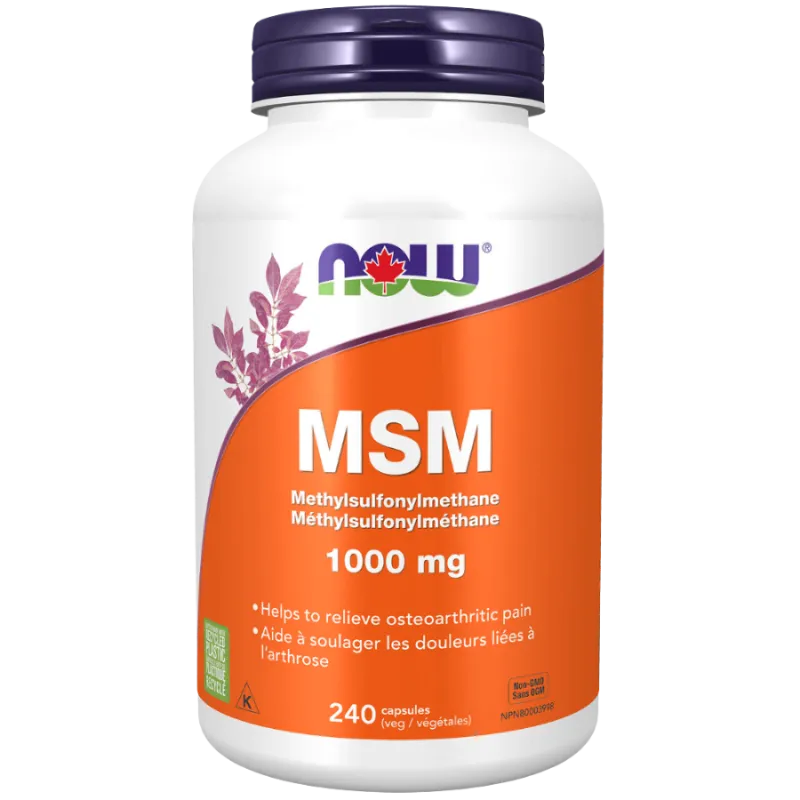 MSM 1000 mg, 240 Capsules | Safest & Easiest Shopping Vitamins Online | VITASHOP