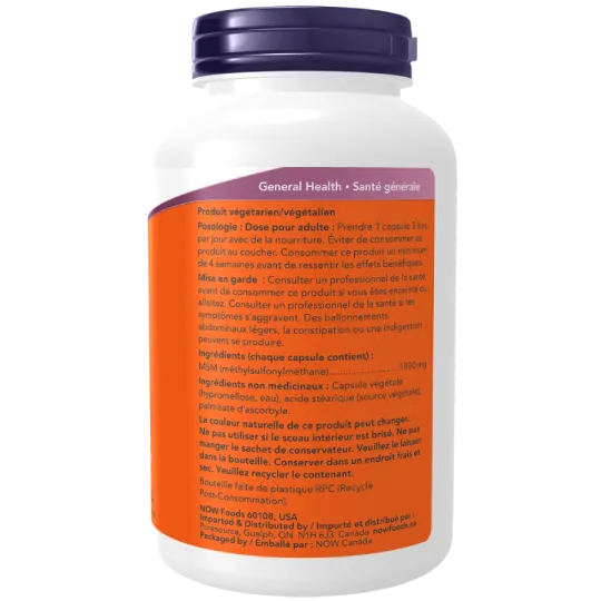 NOW Foods MSM 1000 mg, 240 Capsules | 每天不同折扣, 全网最低价格 | 种类齐全的保健品店铺 VITASHOP, 只有你想不到, 没有你买不到 !