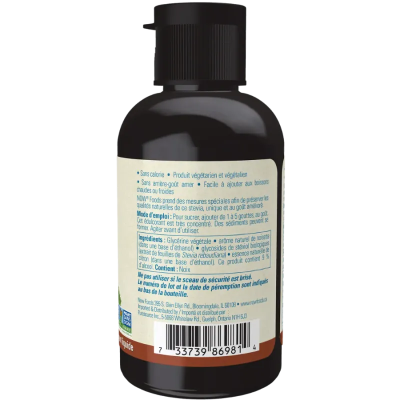 NOW Foods Stevia Liquid Extract (Hazelnut) 60mL | Unbeatable Prices, Daily Deals | VITASHOP
