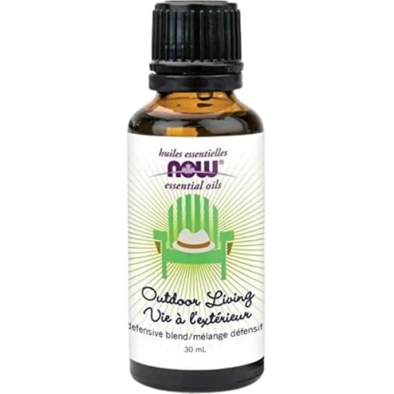 NOW Foods Outdoor Living Essential Oil, 30 mL | Unbeatable Prices, Daily Deals | VITASHOP