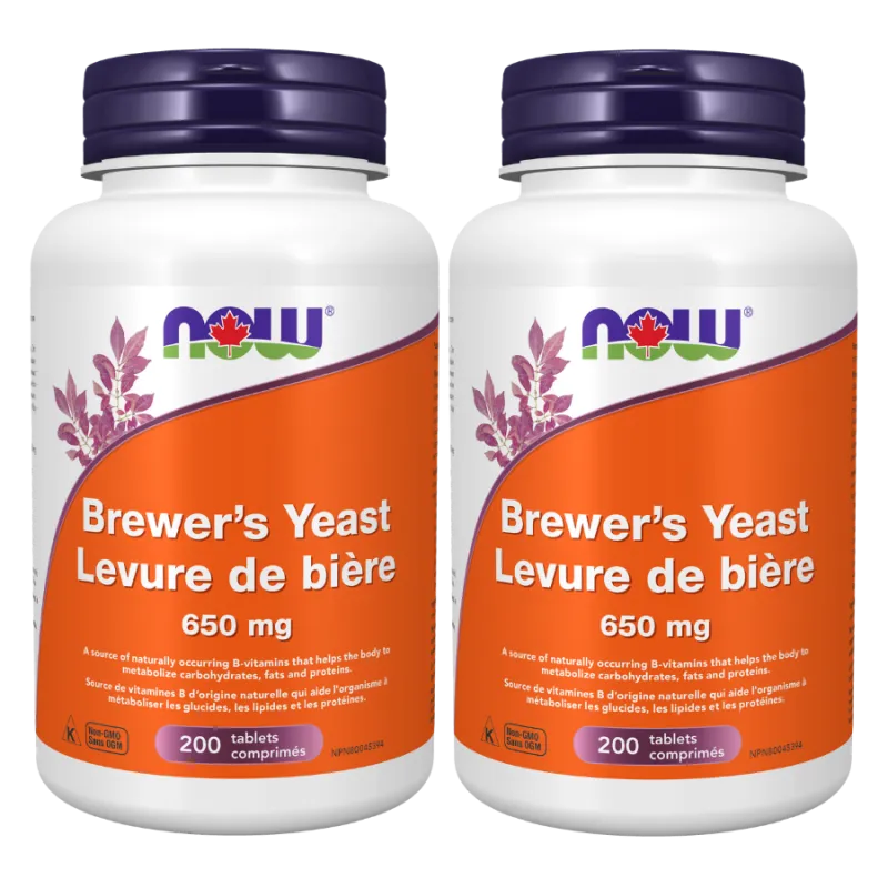 NOW Foods 나우 푸드 맥주 효모 650mg, 200정 | 매일 업데이트되는 특가 상품 | VITASHOP