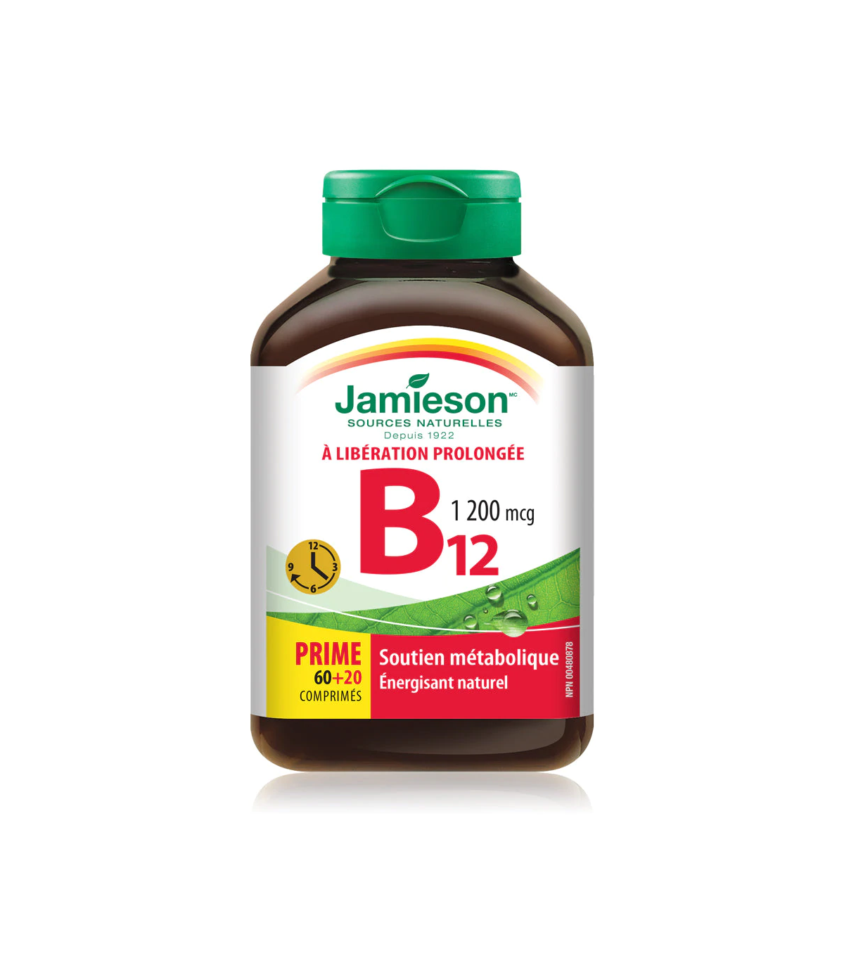 Vitamin B12 1200 mcg Time Release 60+20 Free Tablets | Safest & Easiest Shopping Vitamins Online | VITASHOP