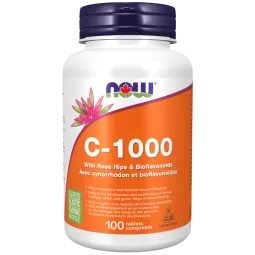 NOW Foods 나우 푸드 C-1000 w/ RoseHip & Bioflavs 100정 | 매일 업데이트되는 특가 상품 | VITASHOP