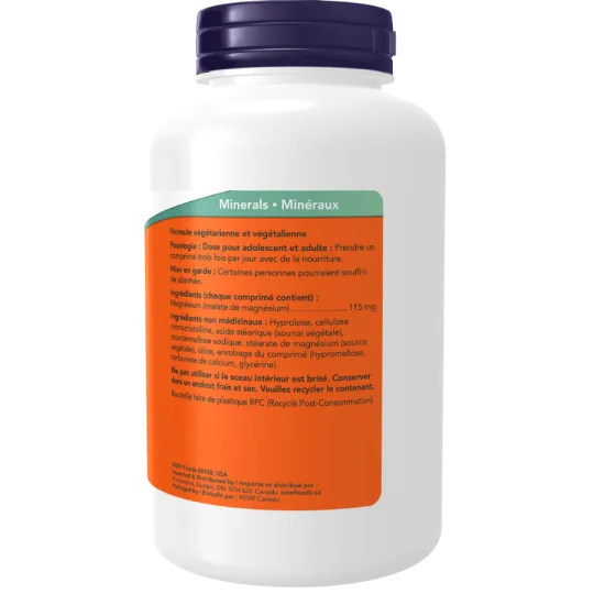 NOW Foods Magnesium Malate, 180 Tablets | Unbeatable Prices, Daily Deals | VITASHOP