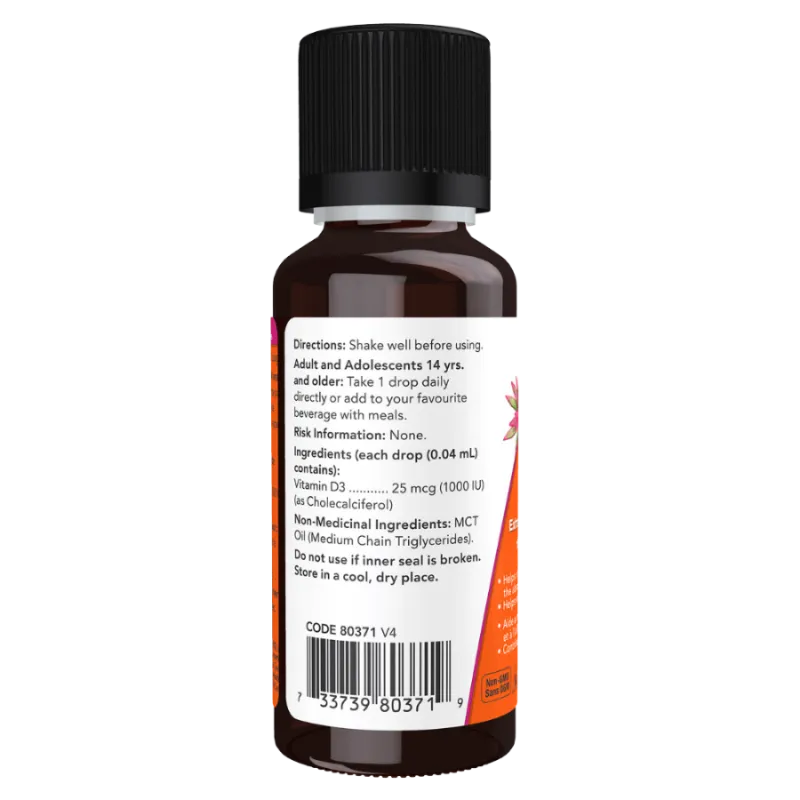 NOW Foods 나우 푸드 엑스트라 스트렝스 비타민 D-3 1000IU/드롭, 30mL | 매일 업데이트되는 특가 상품 | VITASHOP