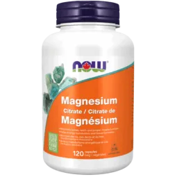 Citrate de magnésium, 120 Capsules | Safest & Easiest Shopping Vitamins Online | VITASHOP