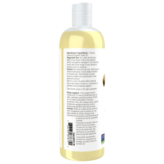 Huile de ricin, 473 mL | Safest & Easiest Shopping Vitamins Online | VITASHOP