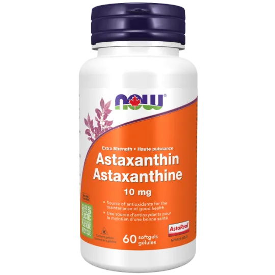 NOW Foods Astaxanthin 10 mg, 60 Softgels | Unbeatable Prices, Daily Deals | VITASHOP