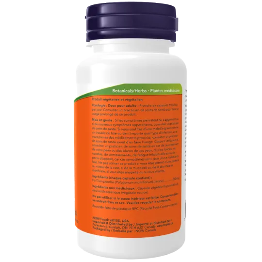 NOW Foods 나우 푸드 Fo-Ti (Ho Shou Wu) 560 mg, 100 캡슐 | 매일 업데이트되는 특가 상품 | VITASHOP