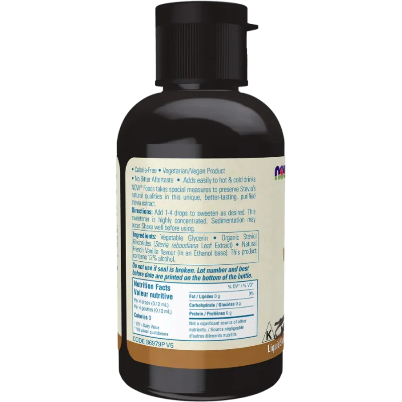 NOW Foods Stevia Liquid Extract (French Vanilla) 60mL | Unbeatable Prices, Daily Deals | VITASHOP