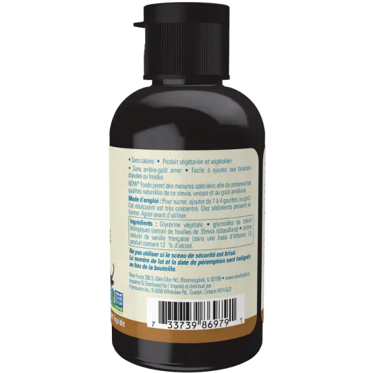 NOW Foods Stevia Liquid Extract (French Vanilla) 60mL | Unbeatable Prices, Daily Deals | VITASHOP