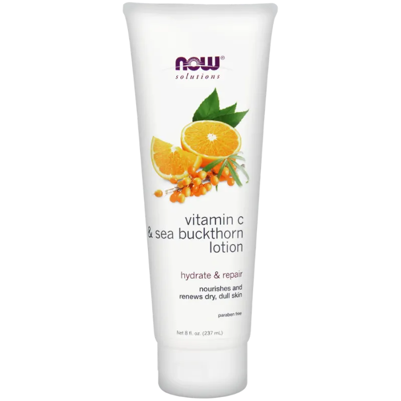 Vitamine C & Lotion à l’argousier, 237 mL | Safest & Easiest Shopping Vitamins Online | VITASHOP