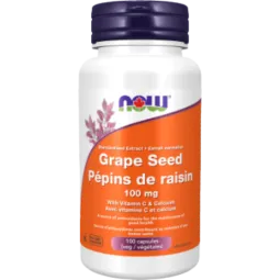Extrait de pépins de raisin 100 mg, 100 gélules végétales | Safest & Easiest Shopping Vitamins Online | VITASHOP