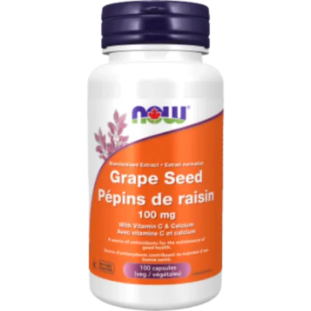 Extrait de pépins de raisin 100 mg, 100 gélules végétales | Safest & Easiest Shopping Vitamins Online | VITASHOP