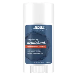 NOW Foods Long-Lasting Deodorant Stick, Cedarwood + Cypress, 62 g | 每天不同折扣, 全网最低价格 | 种类齐全的保健品店铺 VITASHOP, 只有你想不到, 没有你买不到 !