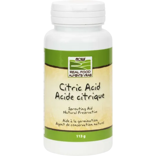 NOW Foods Citric Acid Powder, 113 g | Unbeatable Prices, Daily Deals | VITASHOP