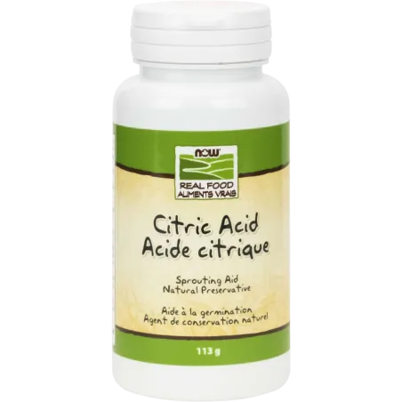 NOW Foods Citric Acid Powder, 113 g | Unbeatable Prices, Daily Deals | VITASHOP
