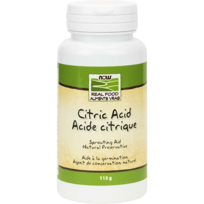 NOW Foods Citric Acid Powder, 113 g | Unbeatable Prices, Daily Deals | VITASHOP