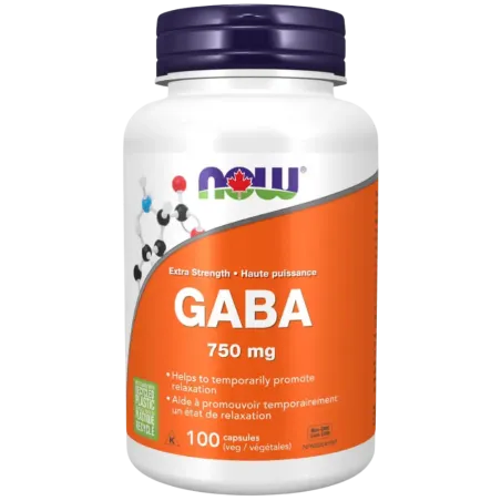 NOW Foods Extra Strength GABA 750 mg, 100 Veg Capsules | Unbeatable Prices, Daily Deals | VITASHOP
