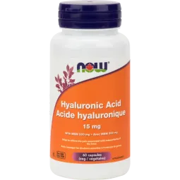 NOW Foods Hyaluronic Acid 15 mg, 60 Veg Capsules | Unbeatable Prices, Daily Deals | VITASHOP