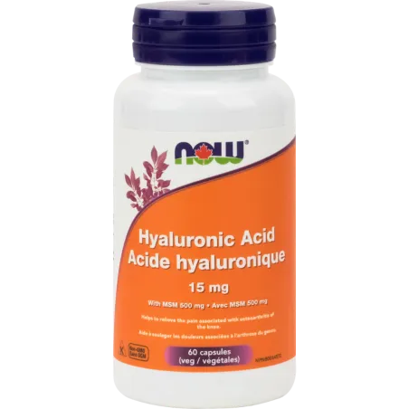 NOW Foods Hyaluronic Acid 15 mg, 60 Veg Capsules | Unbeatable Prices, Daily Deals | VITASHOP