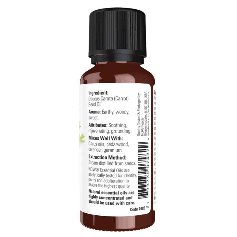 NOW Foods Carrot Seed Oil, 30 mL | Unbeatable Prices, Daily Deals | VITASHOP