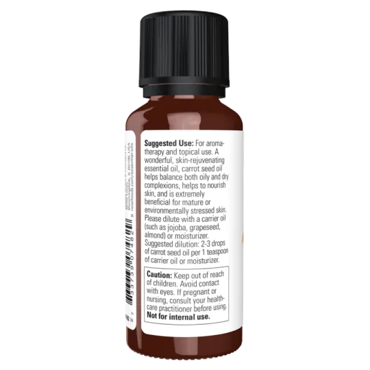 NOW Foods Carrot Seed Oil, 30 mL | Unbeatable Prices, Daily Deals | VITASHOP