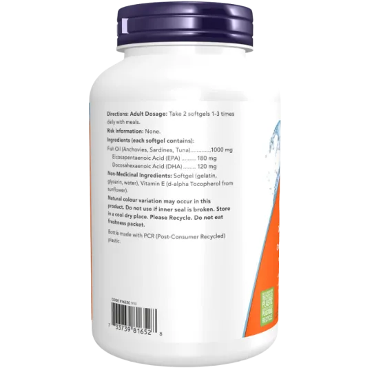 NOW Foods Omega-3 1000 mg, 200 Softgels | Unbeatable Prices, Daily Deals | VITASHOP