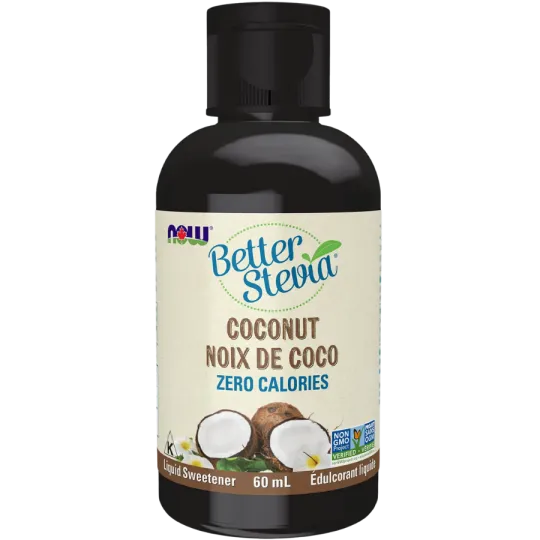 NOW Foods Stevia Liquid Extract (Coconut) 60mL | Unbeatable Prices, Daily Deals | VITASHOP