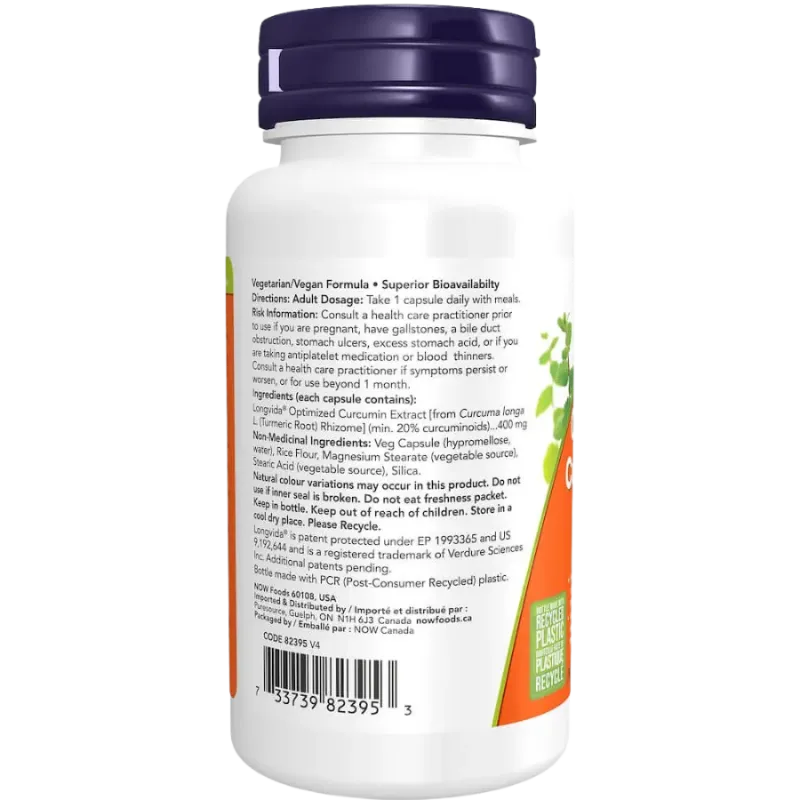 CurcuBrain 400 mg, 50 gélules végétales | Safest & Easiest Shopping Vitamins Online | VITASHOP