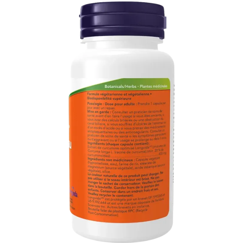 NOW Foods CurcuBrain 400 mg, 50 Veg Capsules | Unbeatable Prices, Daily Deals | VITASHOP