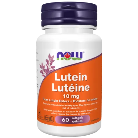 NOW Foods Lutein 10 mg, 60 Softgels | 每天不同折扣, 全网最低价格 | 种类齐全的保健品店铺 VITASHOP, 只有你想不到, 没有你买不到 !
