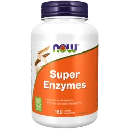 NOW Foods Super Enzymes, 180 Tablets | Unbeatable Prices, Daily Deals | VITASHOP
