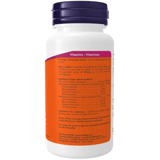 NOW Foods Advanced Gamma E Complex, 60 Softgels | Unbeatable Prices, Daily Deals | VITASHOP