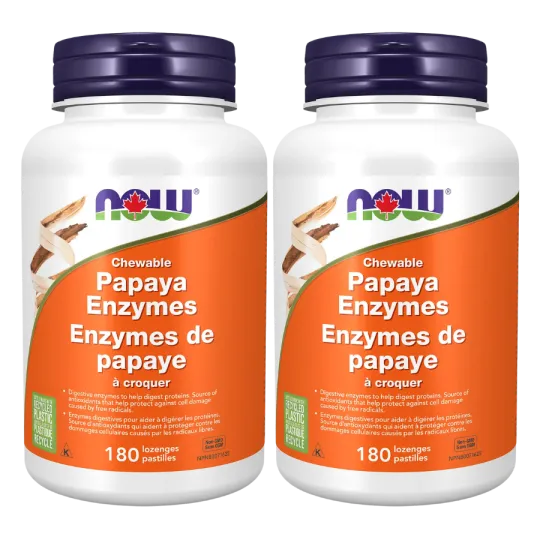 NOW Foods Papaya Enzymes, 180 Chewable Lozenges | Unbeatable Prices, Daily Deals | VITASHOP