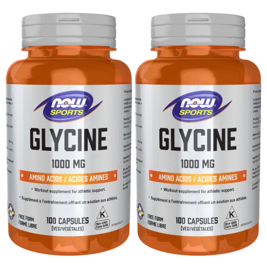 NOW Foods 나우 푸드 글리신 1000 mg, 100 캡슐 | 매일 업데이트되는 특가 상품 | VITASHOP