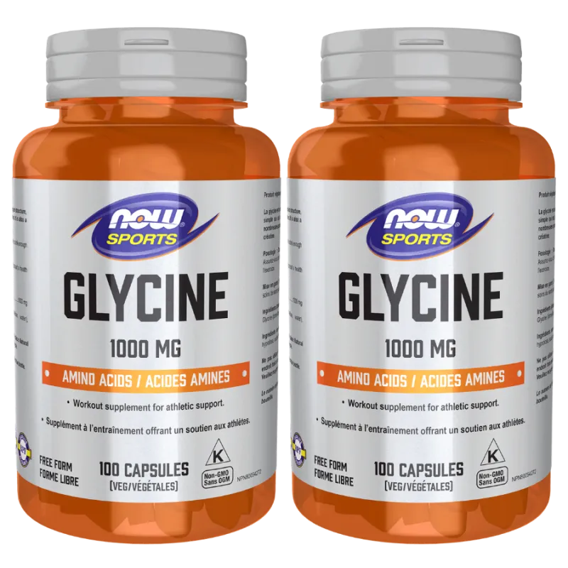NOW Foods 나우 푸드 글리신 1000 mg, 100 캡슐 | 매일 업데이트되는 특가 상품 | VITASHOP