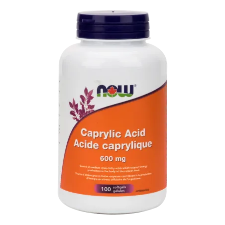 NOW Foods Caprylic Acid 600 mg, 100 Softgels | Unbeatable Prices, Daily Deals | VITASHOP