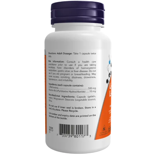L-méthionine 500 mg, 100 gélules | Safest & Easiest Shopping Vitamins Online | VITASHOP