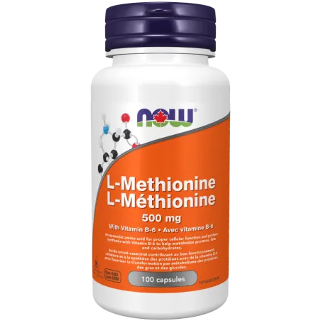 NOW Foods 나우 푸드 L-메티오닌 500 mg, 100 캡슐 | 매일 업데이트되는 특가 상품 | VITASHOP