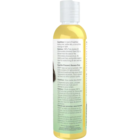 NOW Foods Organic Jojoba Oil, 237 mL | 每天不同折扣, 全网最低价格 | 种类齐全的保健品店铺 VITASHOP, 只有你想不到, 没有你买不到 !