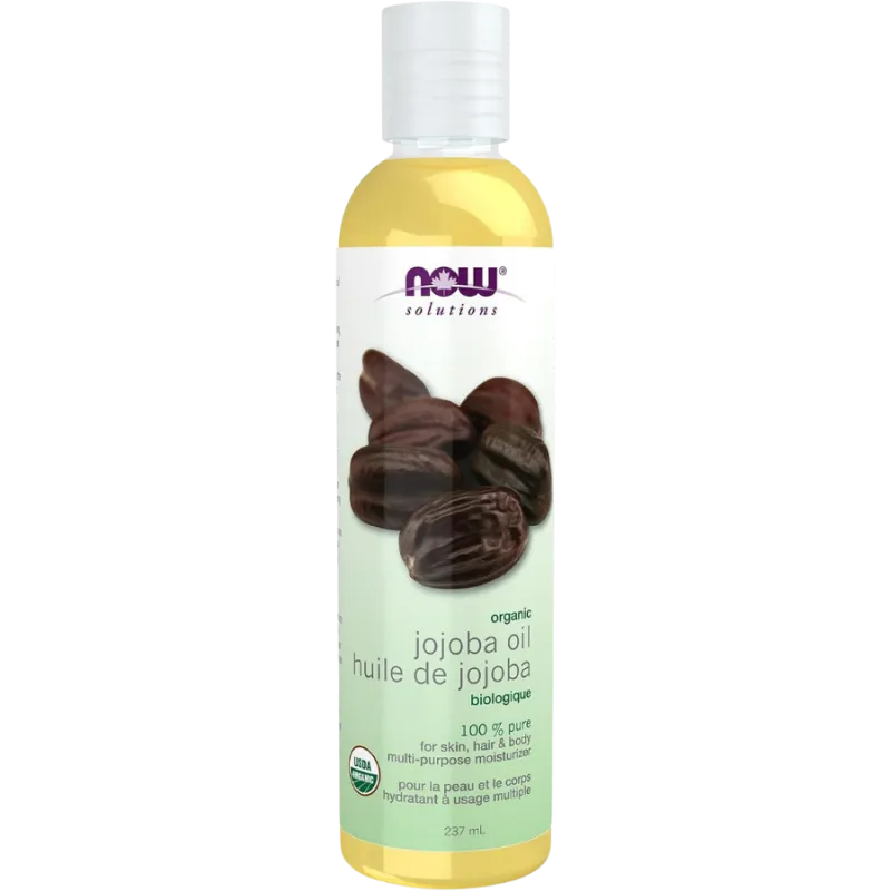 NOW Foods Organic Jojoba Oil, 237 mL | 每天不同折扣, 全网最低价格 | 种类齐全的保健品店铺 VITASHOP, 只有你想不到, 没有你买不到 !