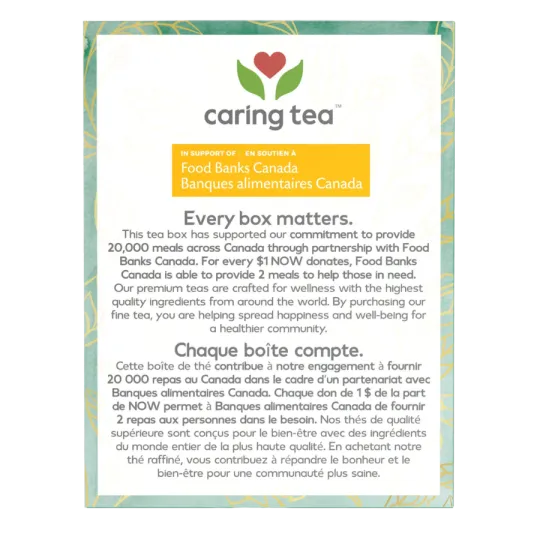 NOW Organic Peppermint Tea 24x48g