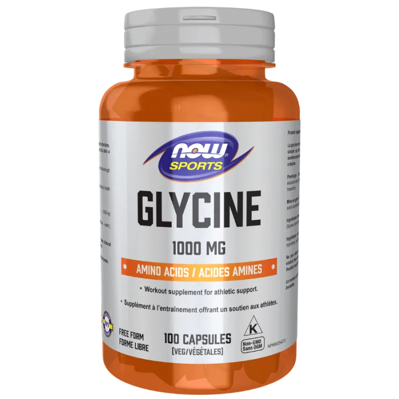 NOW Foods 나우 푸드 글리신 1000 mg, 100 캡슐 | 매일 업데이트되는 특가 상품 | VITASHOP