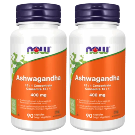 NOW Foods [2 for Deal] 나우 푸드 아슈와간다 추출물 400mg, 식물성 캡슐 90정 | 매일 업데이트되는 특가 상품 | VITASHOP