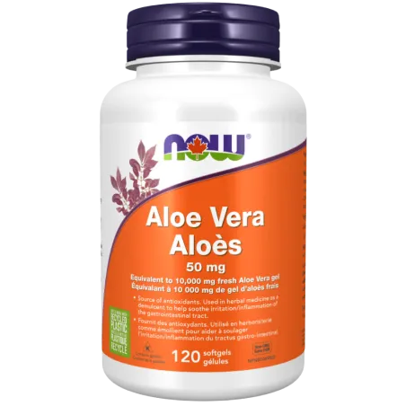 NOW Foods 나우 푸드 알로에베라 농축액 50mg, 소프트젤 120정 | 매일 업데이트되는 특가 상품 | VITASHOP