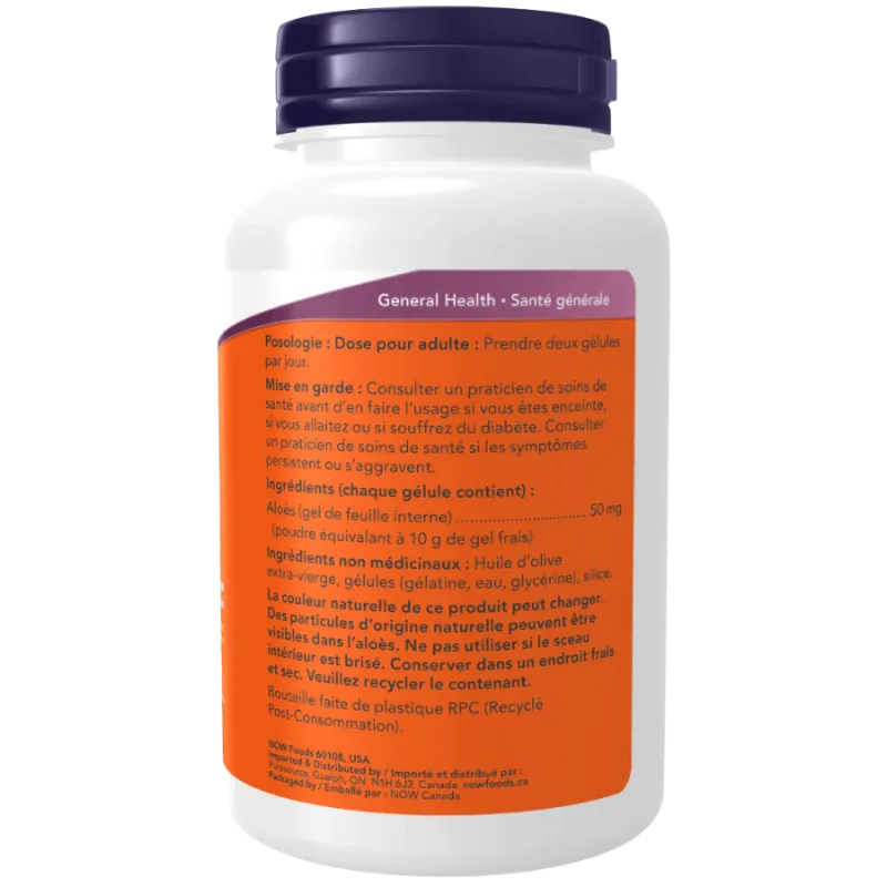 NOW Foods Aloe Vera Concentrate 50 mg, 120 Softgels | 每天不同折扣, 全网最低价格 | 种类齐全的保健品店铺 VITASHOP, 只有你想不到, 没有你买不到 !
