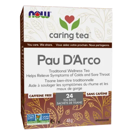 NOW Foods Pau D'arco Traditional Wellness, 24 Tea Bags | Unbeatable Prices, Daily Deals | VITASHOP