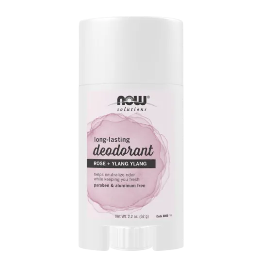 Bâton de déodorant longue durée, Rose & Ylang Ylang, 62 g | Safest & Easiest Shopping Vitamins Online | VITASHOP